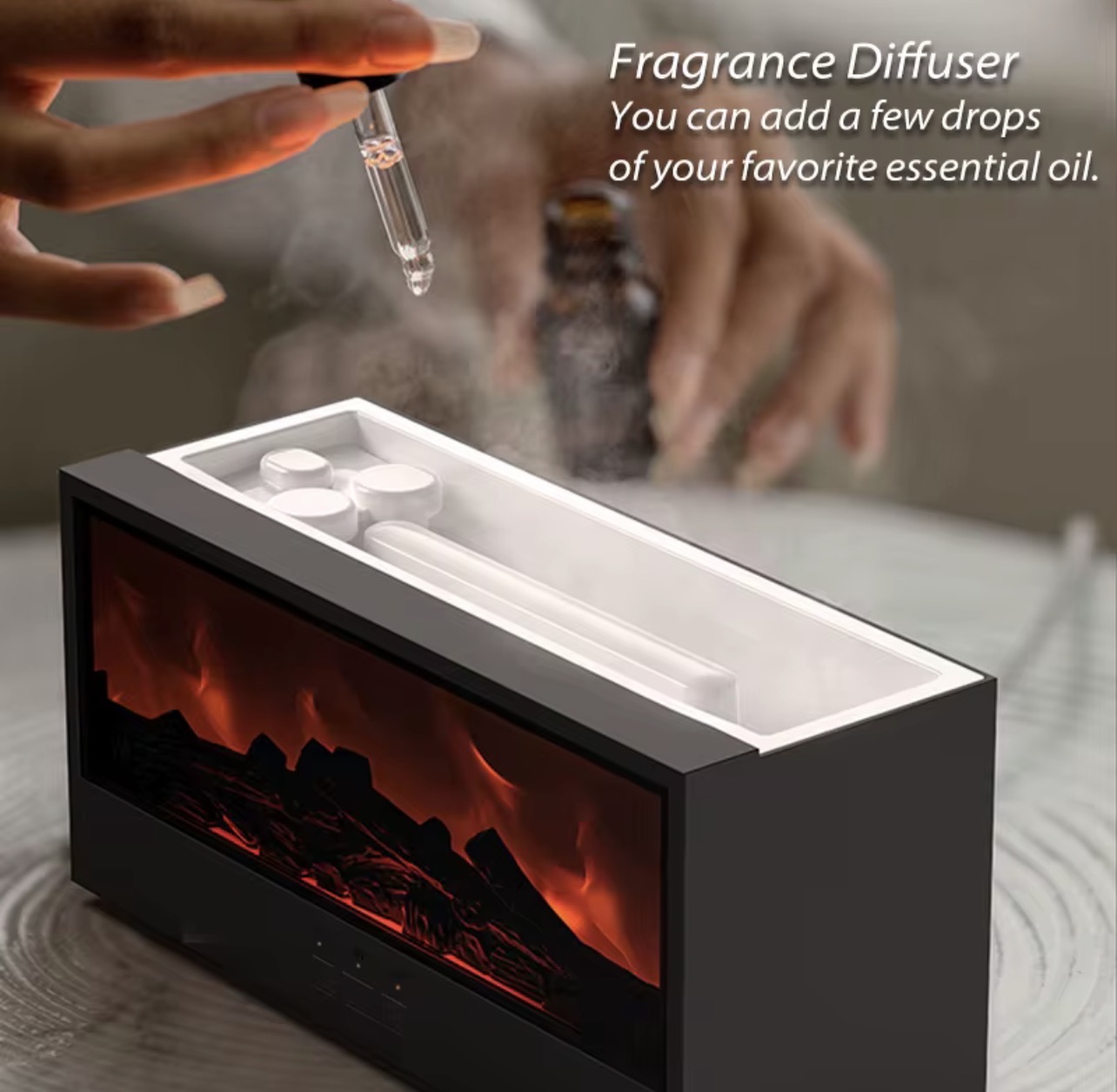 Diffuseur d'huiles essentielles pour cheminée